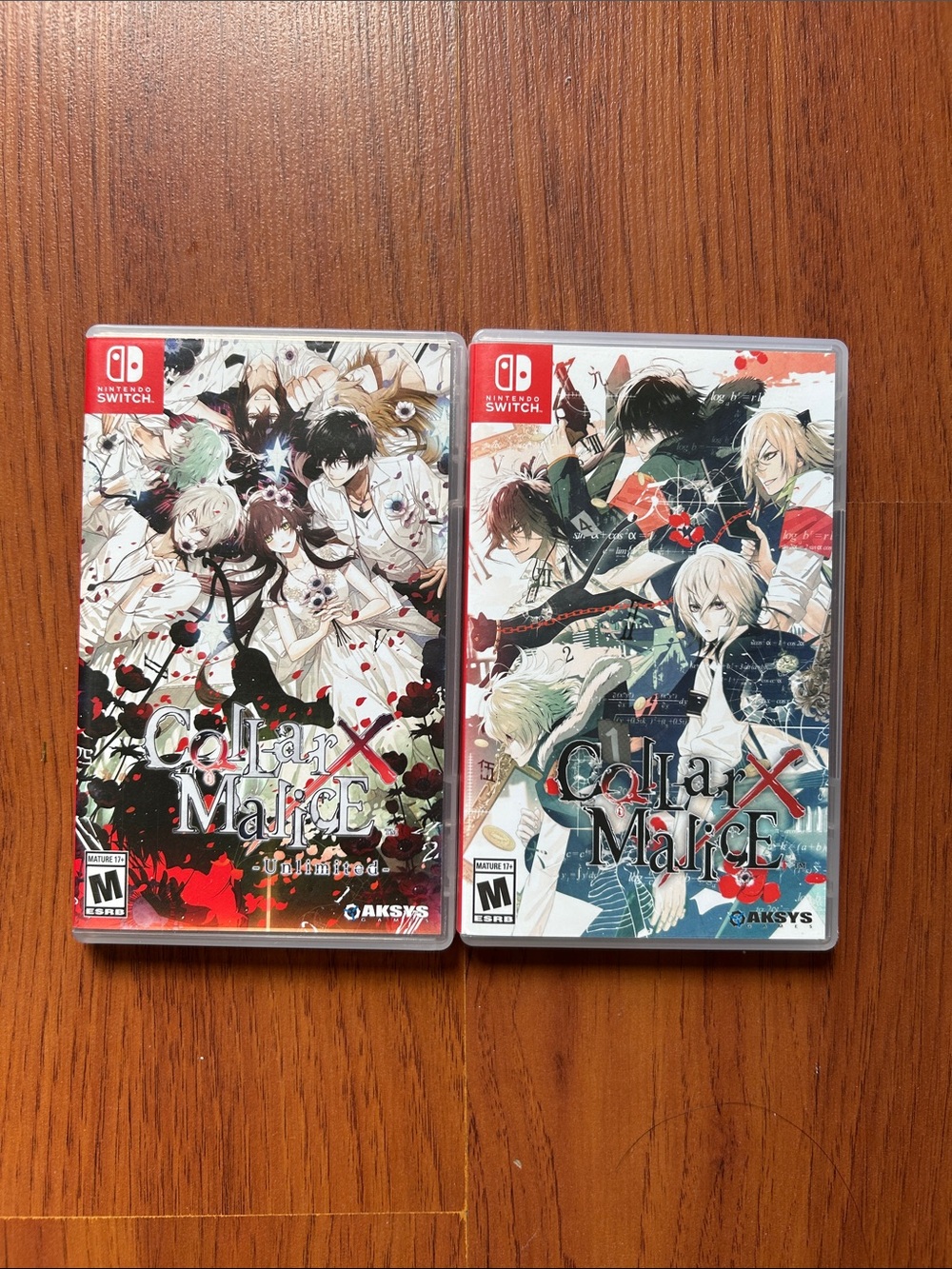 Nintendo Collar x Malice Twin Switch Game Covers - Language Chinese